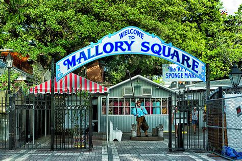 Mallory Square Entrance Photograph by Louis Daigle - Fine Art America