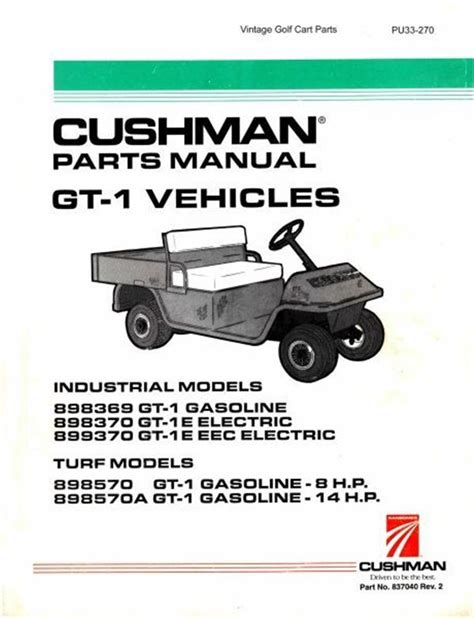 Cushman Truckster Parts Diagram