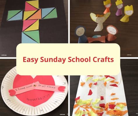 Sunday School Crafts