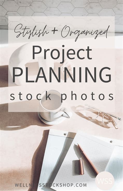 Stylish + Organized Project Planning Stock Photos - WSS