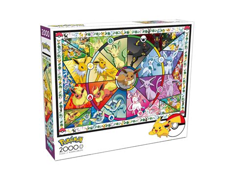 Pokemon - Pokemon - Eevee's Stained Glass - 2000 Piece Jigsaw Puzzle ...