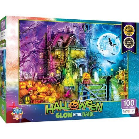 Halloween Glow in the Dark - Spooky Night 100 Piece Puzzle | Puzzles ...