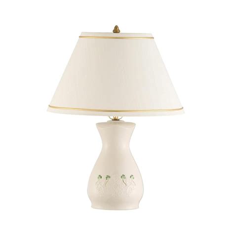 Belleek Classic Shamrock Lace Lamp and Shade | Lace lamp, Belleek, Lamp