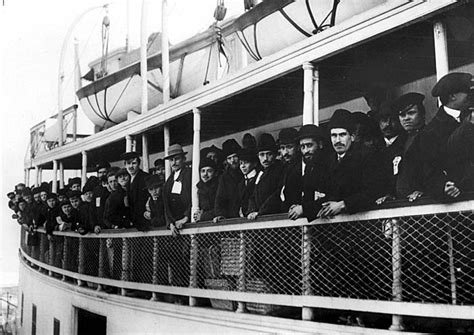 Immigrants Arriving at Ellis Island