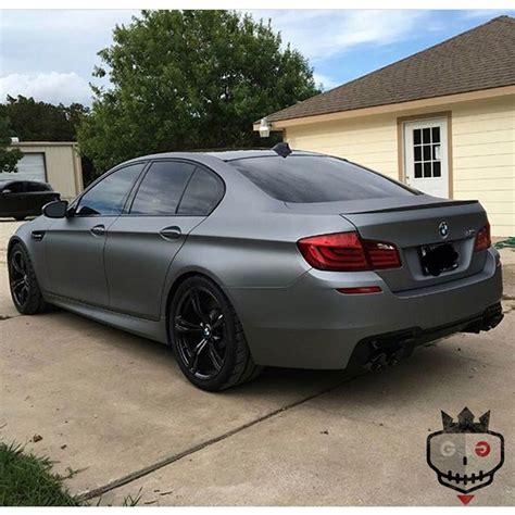 BMW wrapped in Arlon UPP Matte Frozen Grey vinyl