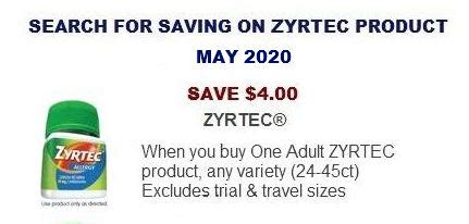 ZYRTEC Coupons | Coupon Network