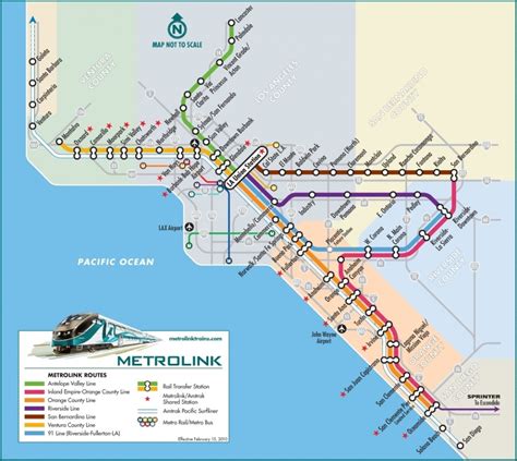 Amtrak California Simplified Map • Mapsof - Amtrak Map Southern ...