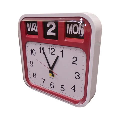 Analogue Calendar Clock with AM/PM Display | Find