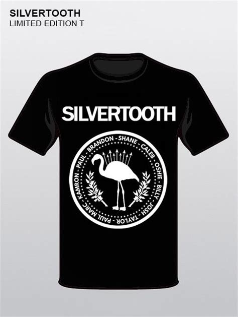 Silverstein on Twitter: "We have printed a limited run of SILVERTOOTH t-shirts for tomorrow's ...