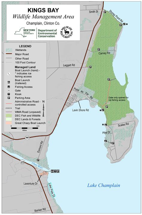 Kings Bay Wildlife Management Area Map - NYS Dept. of Environmental ...