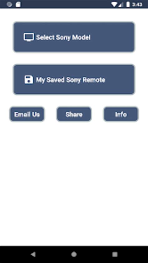 Sony TV Remote for Android - Download