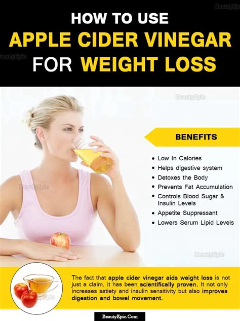 How To Take Apple Cider Vinegar For Weight Loss