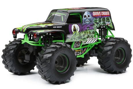 New Bright 1:10 RC Monster Jam Grave Digger Radio Control Truck ...