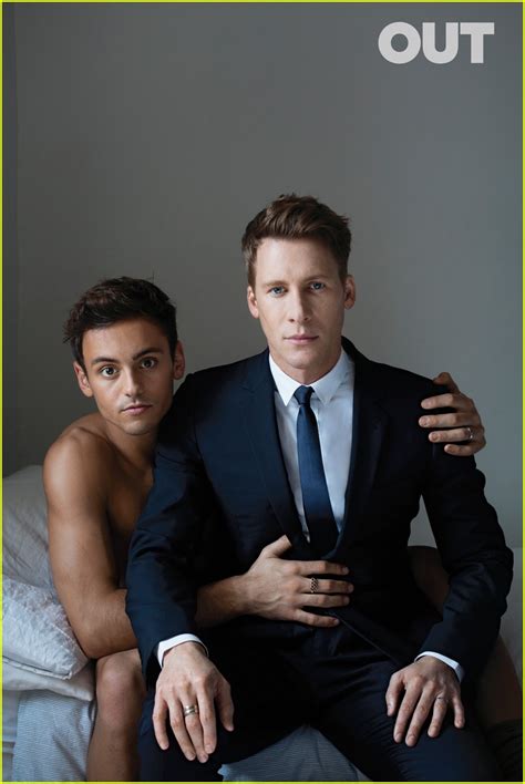 Tom Daley & Dustin Lance Black Got Engaged in Their Underwear: Photo ...