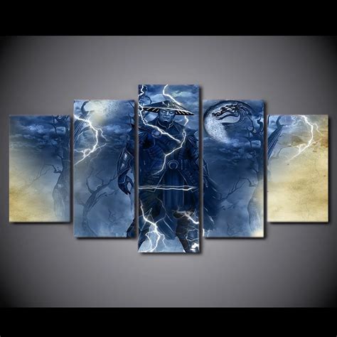 5 pieces / set of Movie Poster Series wall art for wall decorating home ...