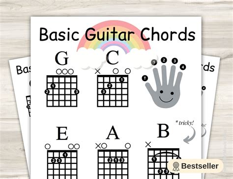 Easy Guitar Chords For Children And Beginners Kids Fi - vrogue.co