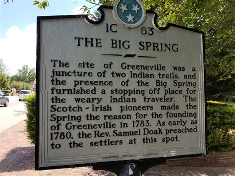 The Big Spring in Greeneville TN | Big spring, Historical sites, Greeneville