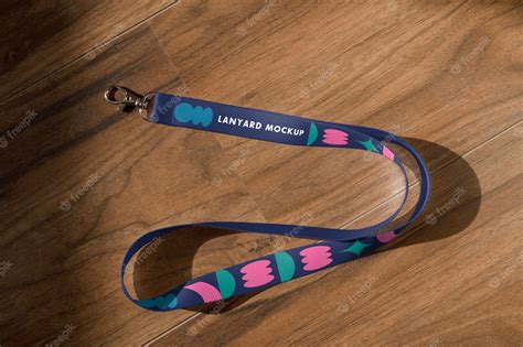 Premium PSD | Lanyard mockup design