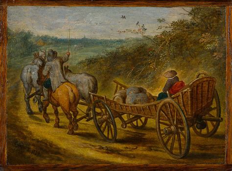 A Cart Drawn by Horses - North Carolina Museum of Art