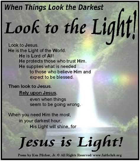 Jesus The Light Is Quotes. QuotesGram