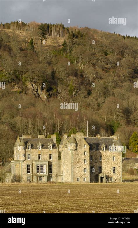 Menzies Castle, near Aberfeldy, Perth and Kinross, Scotland Stock Photo - Alamy