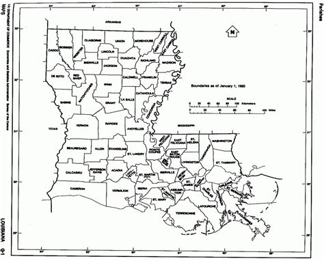 Louisiana State Map Printable | Printable Maps