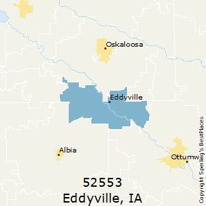 Eddyville (zip 52553), IA