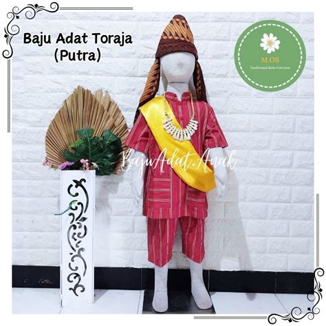 Jual Baju Adat Toraja Anak | Baju Tradisional Toraja | Pakaian Adat Toraja Anak Laki-laki | Baju ...