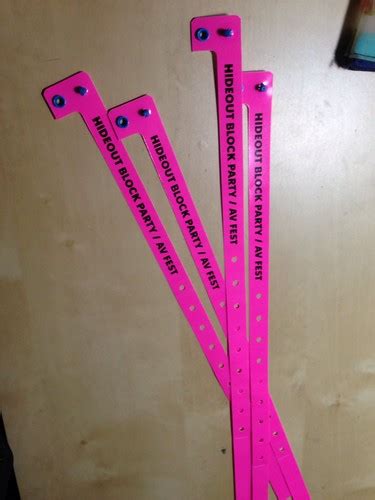 VIP wristbands for Mom and Dad and all them | Jodie | Flickr