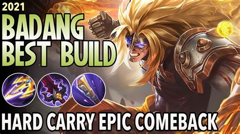 Badang Best Build for 2021 | Top 1 Global Badang Build | Badang Gameplay - Mobile Legends: Bang ...