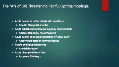 A case of painful ophthalmoplegia