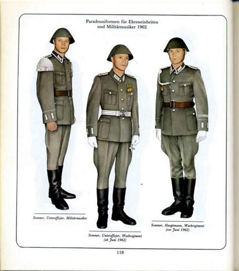 1962 East German Army (NVA) officers and enlisted servicemen's summer ...