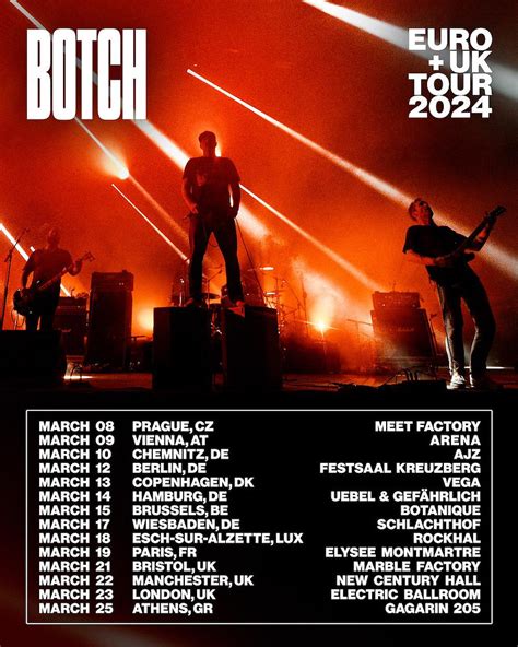 BOTCH announce final EU/UK tour for 2024!