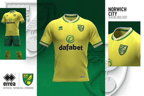 Errea & Norwich City FC unveil new home kit for 2020/21 season!