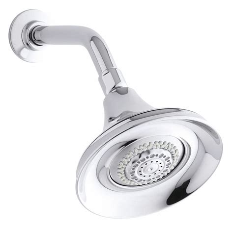 KOHLER Kohler, Wall Mounted, Showerhead, 1.75 gpm, Polished Chrome ...