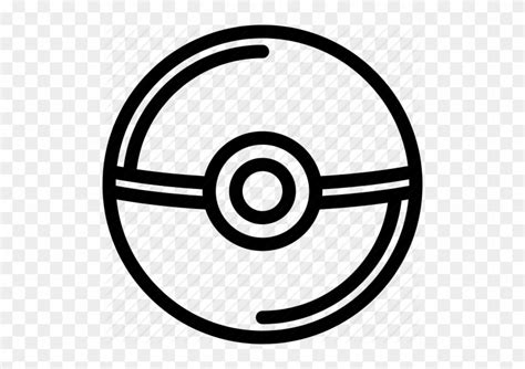 Drawn Pokeball Svg - Black And White Pokeball - Free Transparent PNG Clipart Images Download