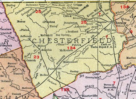 Map Of Chesterfield County