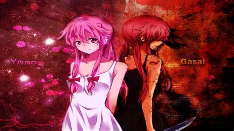 Yuno Gasai HD Wallpaper from Mirai Nikki