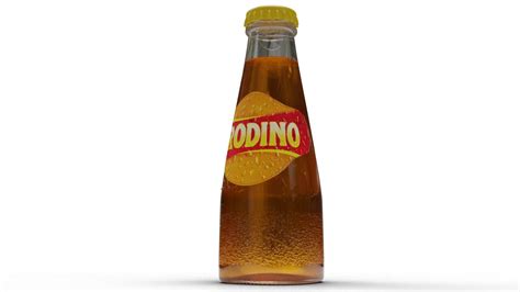 Crodino Aperitif Soda Bottle - 3D Model by Blenduffo