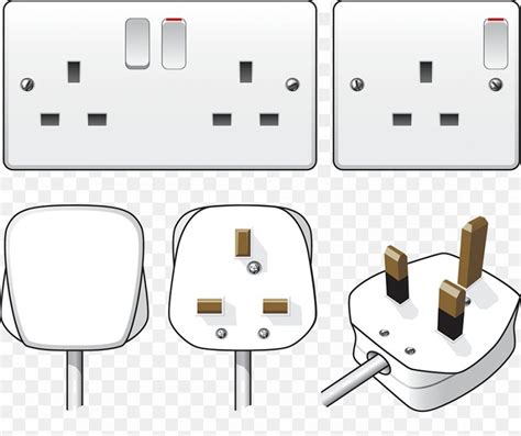 AC Power Plugs And Sockets Electrical Wiring Power Cord Network Socket ...