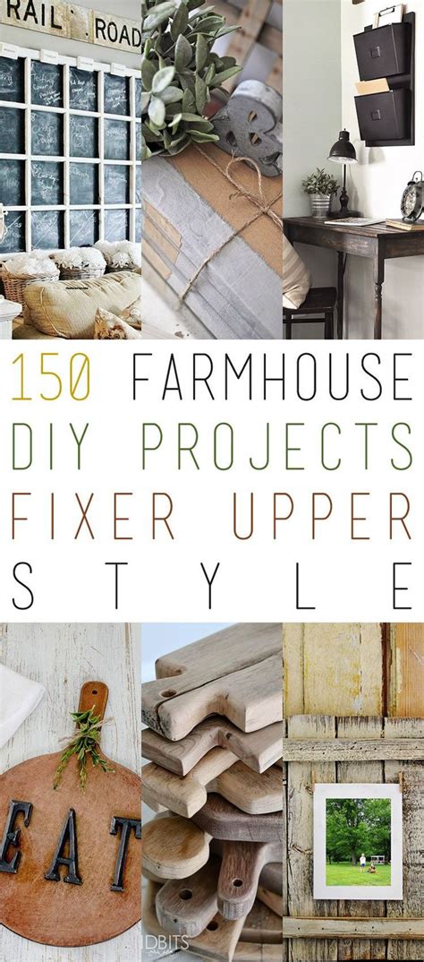 150 Farmhouse DIY Projects Fixer Upper Style - The Cottage Market ...