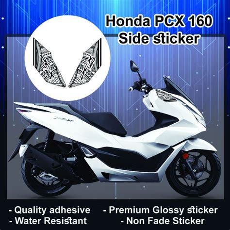 Pcx 160 Accessories / Side sticker for Honda Pcx 160 / Decals for Honda ...