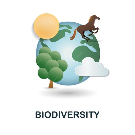 Premium Vector | Biodiversity icon 3d illustration from esg collection ...