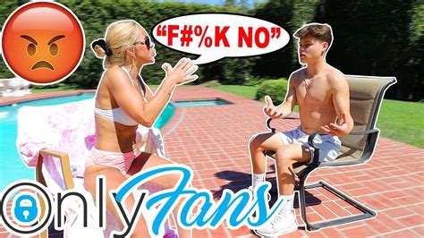 ONLY FANS Prank on Mom! *BAD IDEA* - YouTube