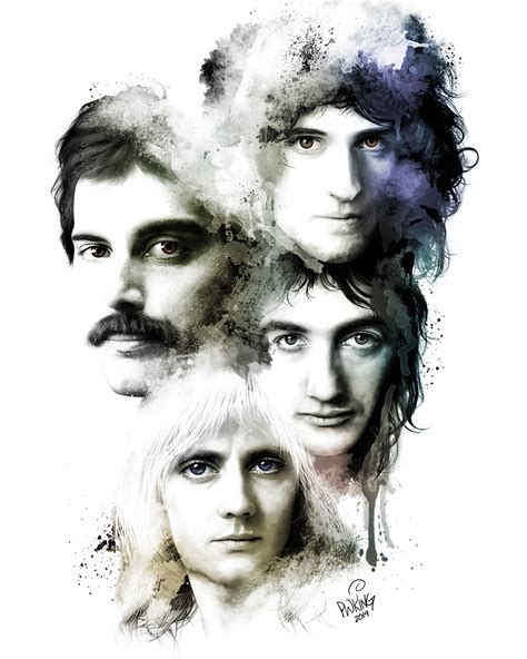 Queen Illustration – Paul King Artwerks