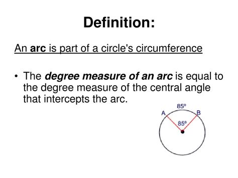 PPT - Arcs in Circles PowerPoint Presentation, free download - ID:2978090