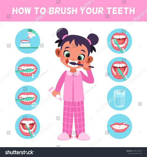 582 imagens de Brush your teeth poster Imagens, fotos stock e vetores | Shutterstock