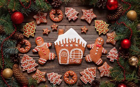 Christmas Gingerbread Wallpapers - Top Free Christmas Gingerbread Backgrounds - WallpaperAccess