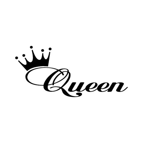 Crown B Queen Decal