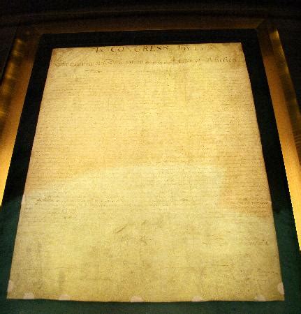 declaration of independence - Picture of The National Archives Museum ...